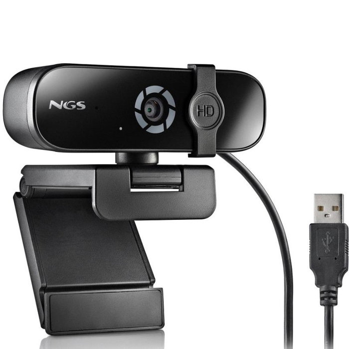 NGS XpressCam 2000 Cámara Web 2K 5 MP Negro